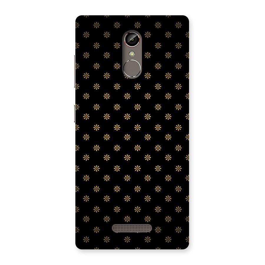 Golden Flowers Back Case for Gionee S6s