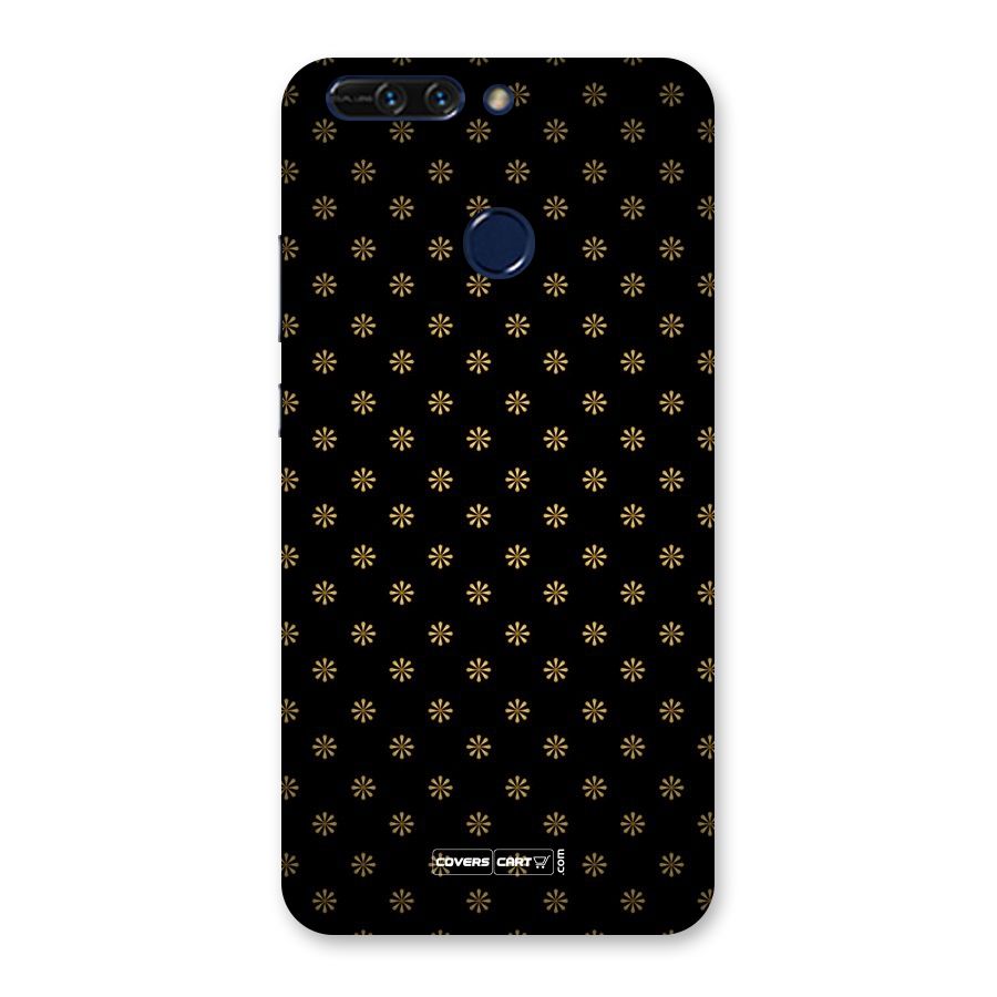 Golden Flowers Back Case for Honor 8 Pro