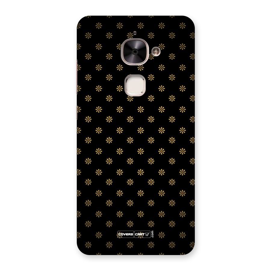 Golden Flowers Back Case for Le 2