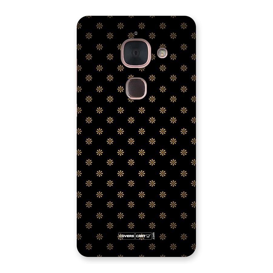 Golden Flowers Back Case for Le Max 2