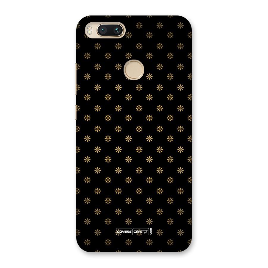Golden Flowers Back Case for Mi A1