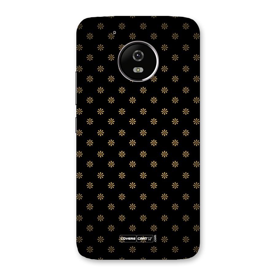 Golden Flowers Back Case for Moto G5