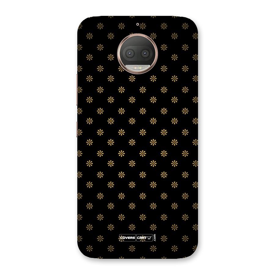 Golden Flowers Back Case for Moto G5s Plus