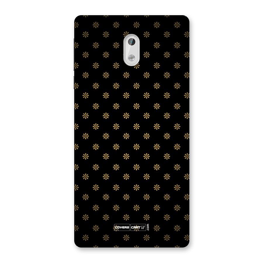 Golden Flowers Back Case for Nokia 3
