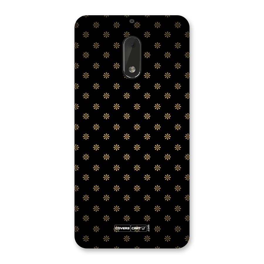 Golden Flowers Back Case for Nokia 6