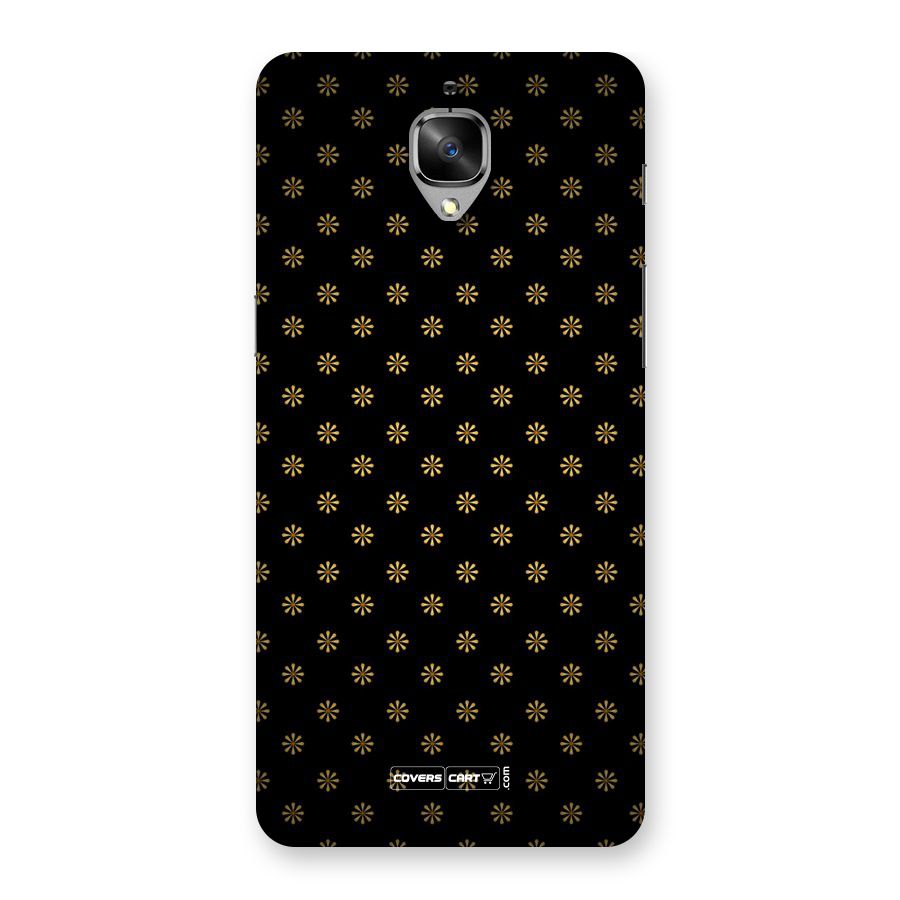 Golden Flowers Back Case for OnePlus 3T
