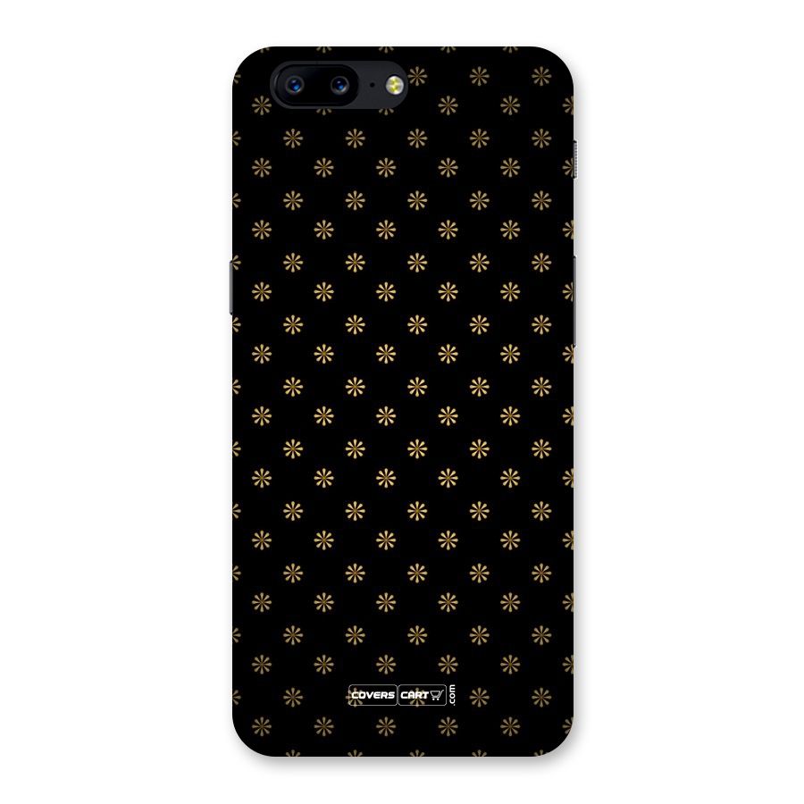 Golden Flowers Back Case for OnePlus 5