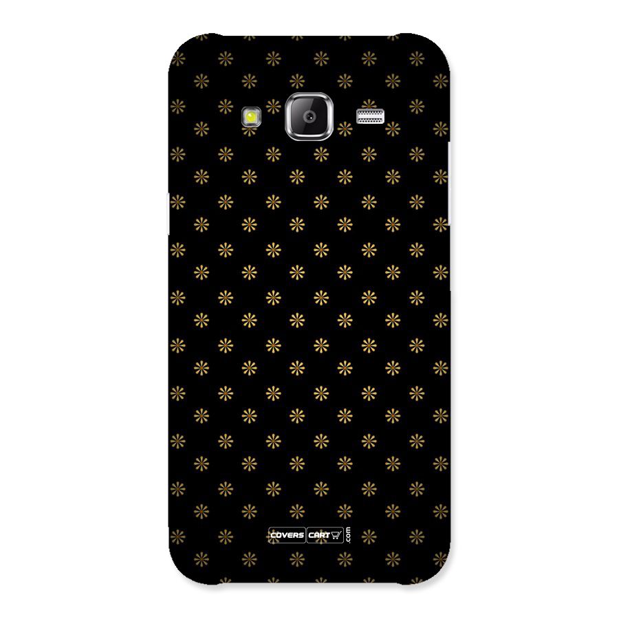 Golden Flowers Back Case for Samsung Galaxy J2 Prime