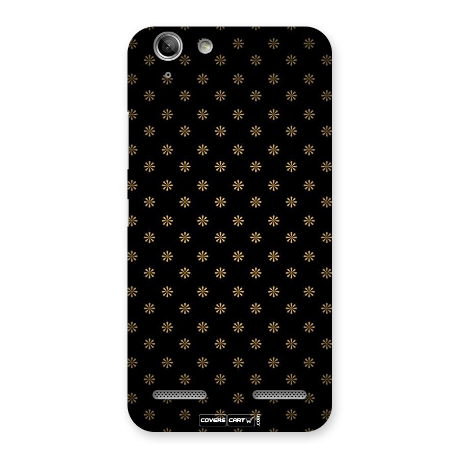 Golden Flowers Back Case for Vibe K5