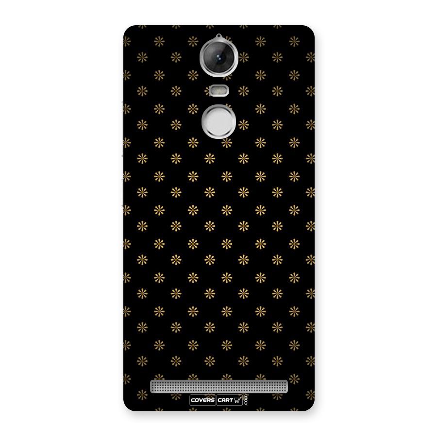 Golden Flowers Back Case for Vibe K5 Note