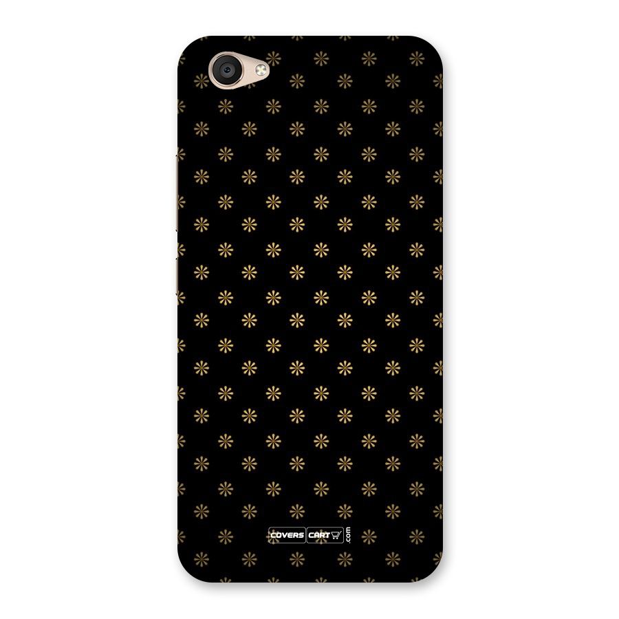 Golden Flowers Back Case for Vivo V5 Plus