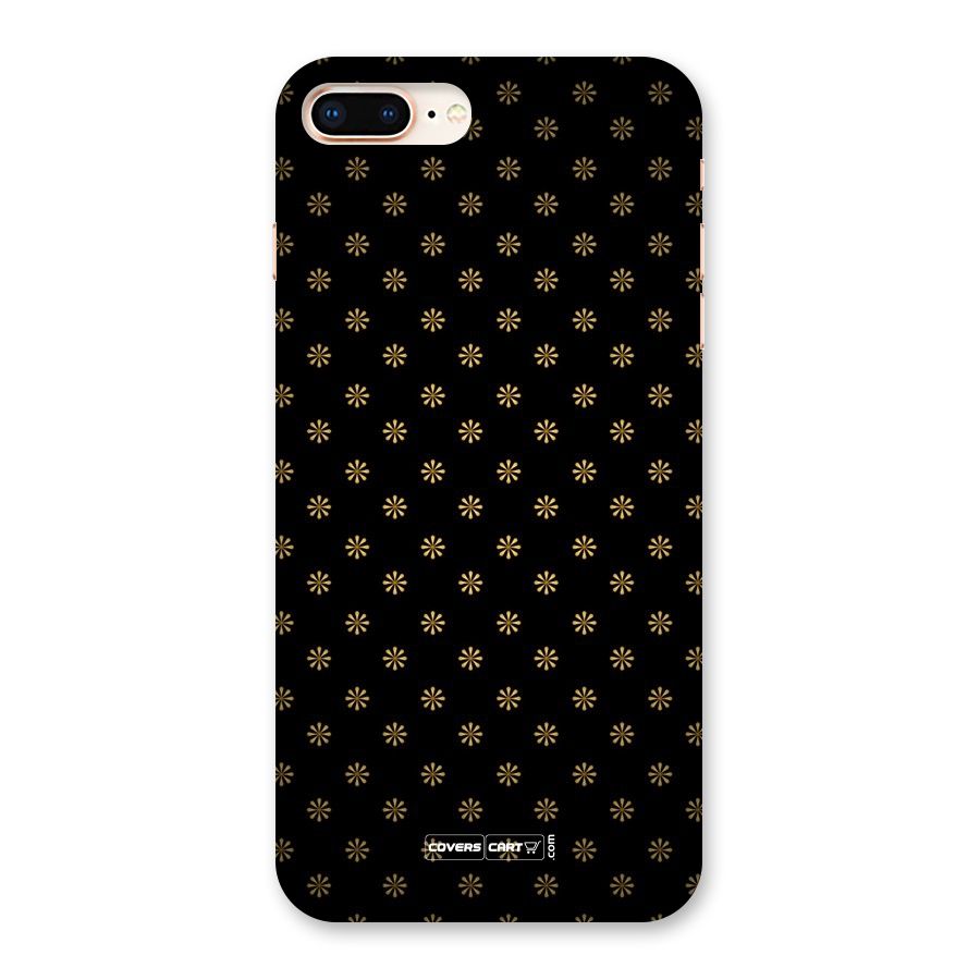Golden Flowers Back Case for iPhone 8 Plus