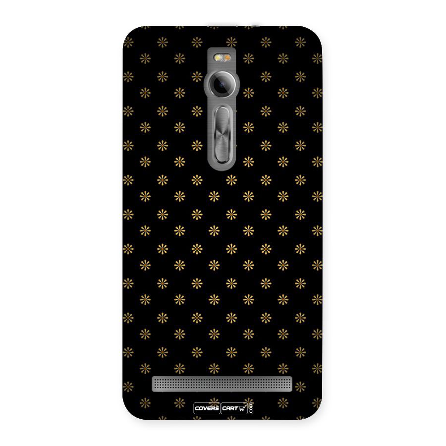 Golden Flowers Back Case for Asus Zenfone 2