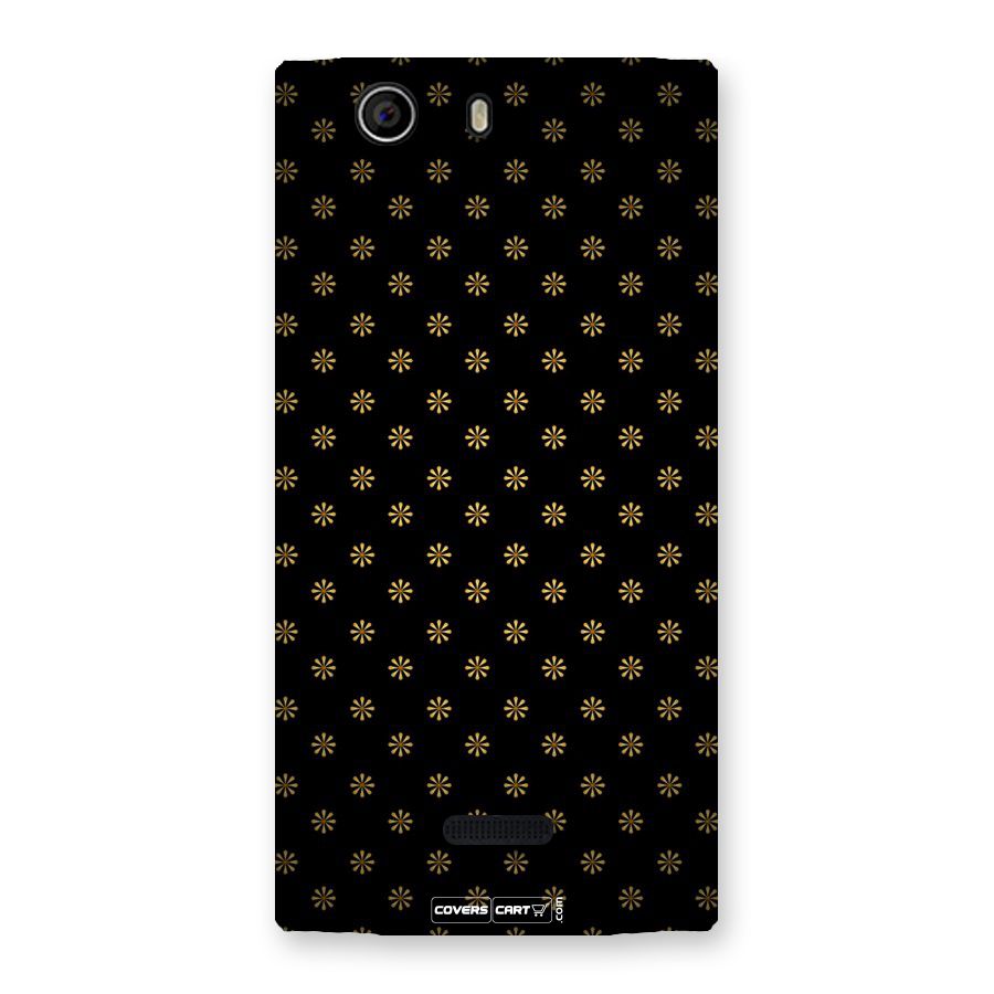 Golden Flowers Back Case for Canvas Nitro 2 E311