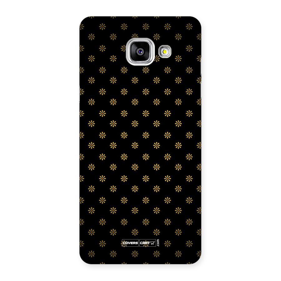 Golden Flowers Back Case for Galaxy A5 2016
