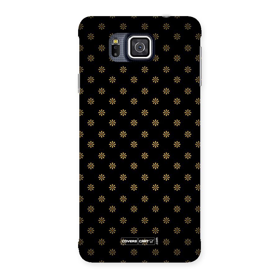 Golden Flowers Back Case for Galaxy Alpha