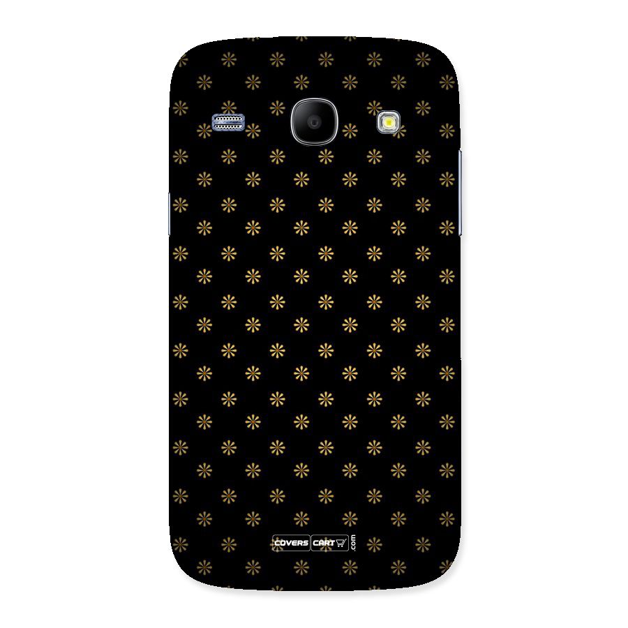 Golden Flowers Back Case for Galaxy Core