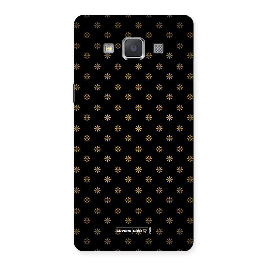 Golden Flowers Back Case for Galaxy Grand Max