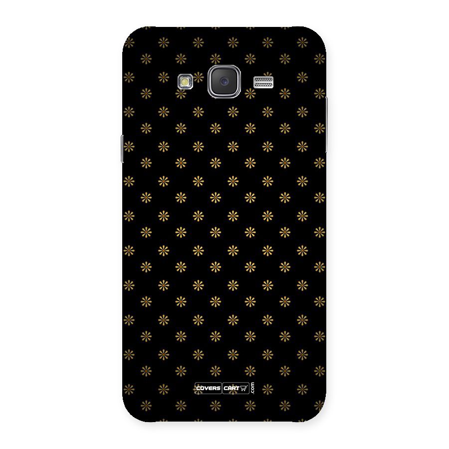 Golden Flowers Back Case for Galaxy J7