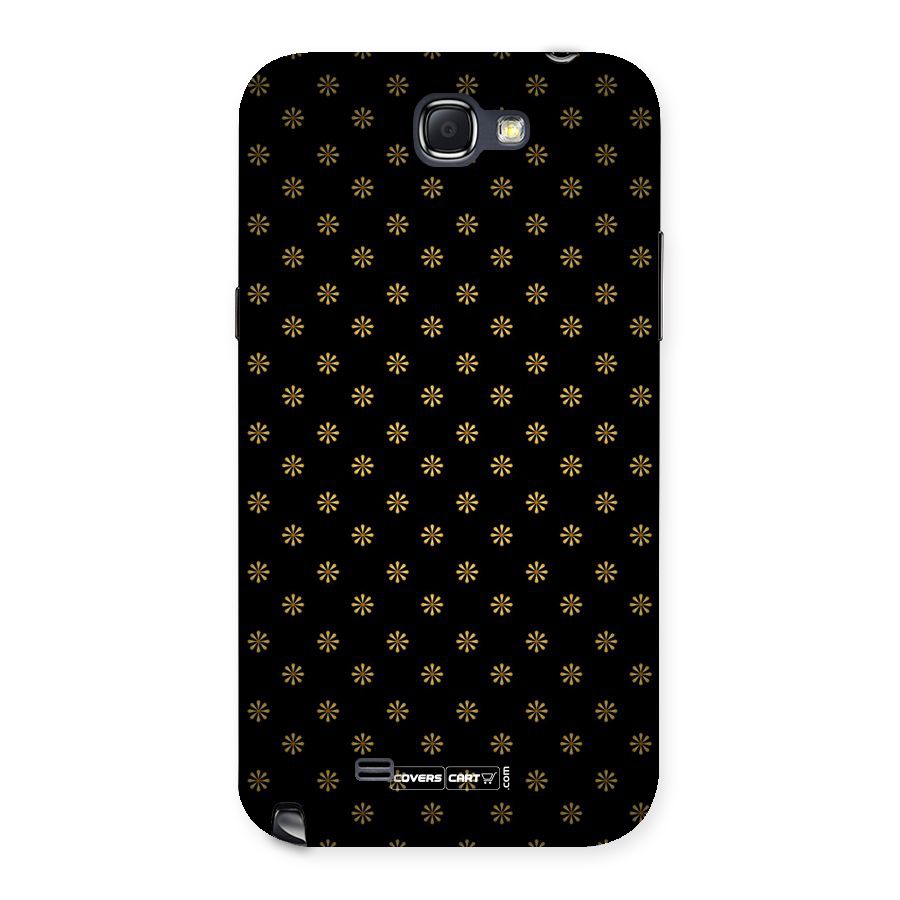 Golden Flowers Back Case for Galaxy Note 2