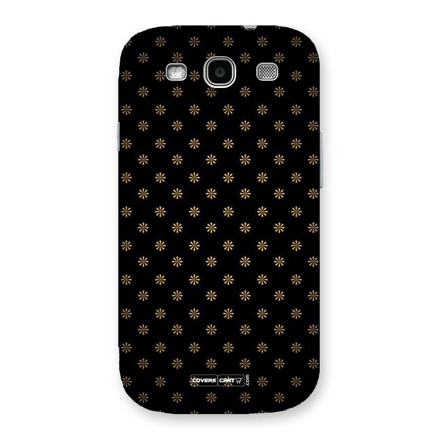 Golden Flowers Back Case for Galaxy S3
