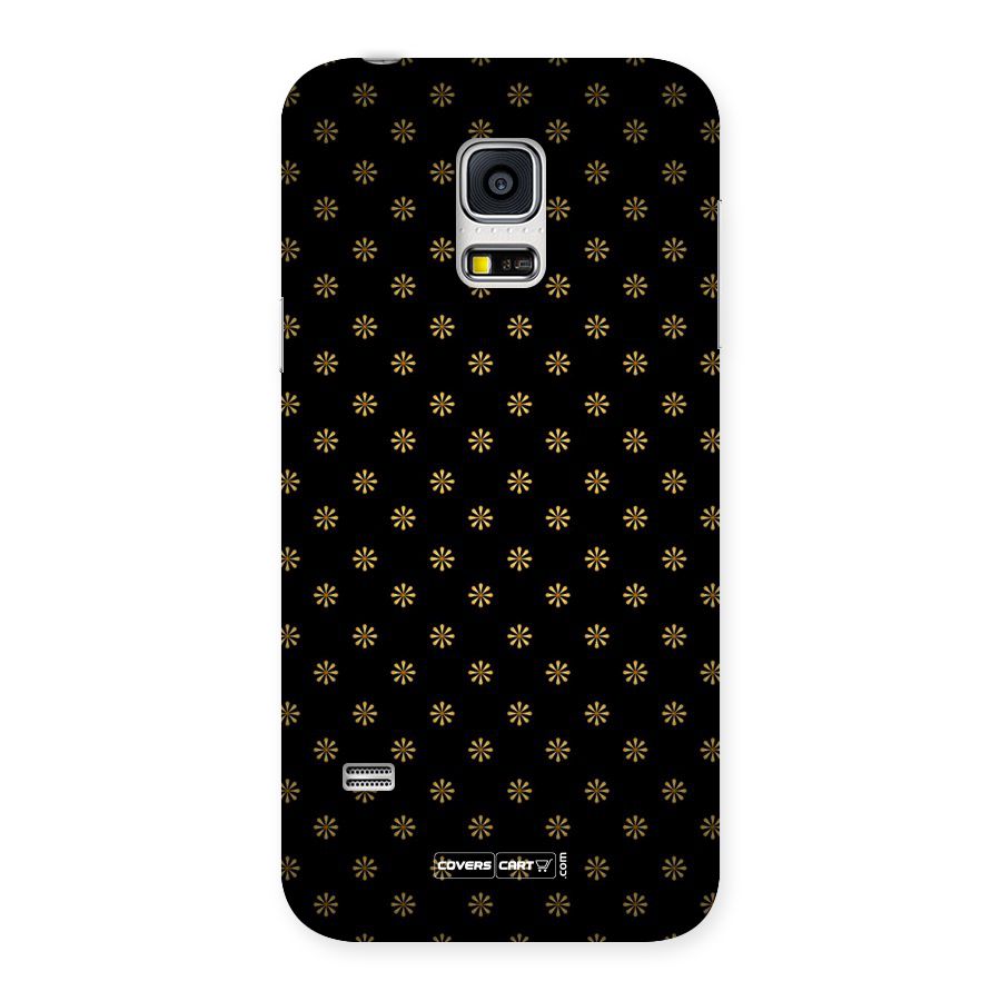 Golden Flowers Back Case for Galaxy S5 Mini