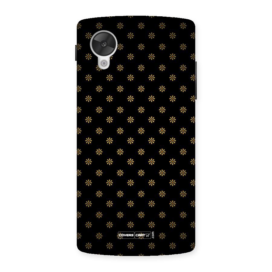 Golden Flowers Back Case for Google Nexsus 5
