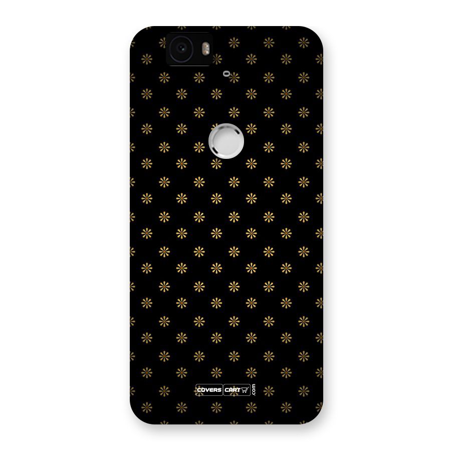 Golden Flowers Back Case for Google Nexus-6P