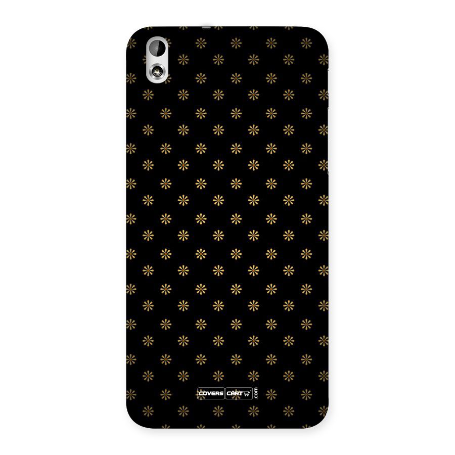 Golden Flowers Back Case for HTC Desire 816g