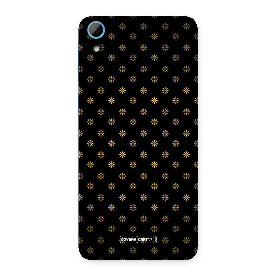 Golden Flowers Back Case for HTC Desire 826