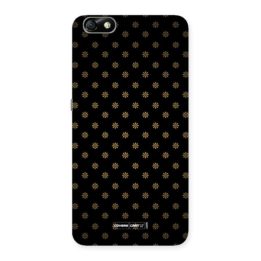 Golden Flowers Back Case for Honor 4X