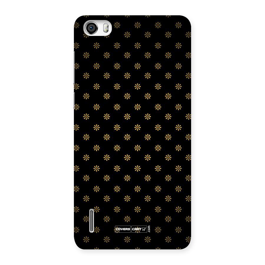 Golden Flowers Back Case for Honor 6