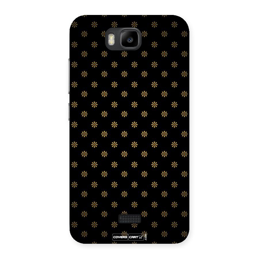 Golden Flowers Back Case for Honor Bee