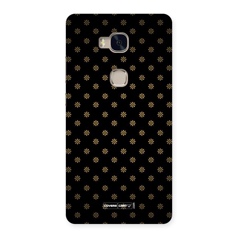 Golden Flowers Back Case for Huawei Honor 5X