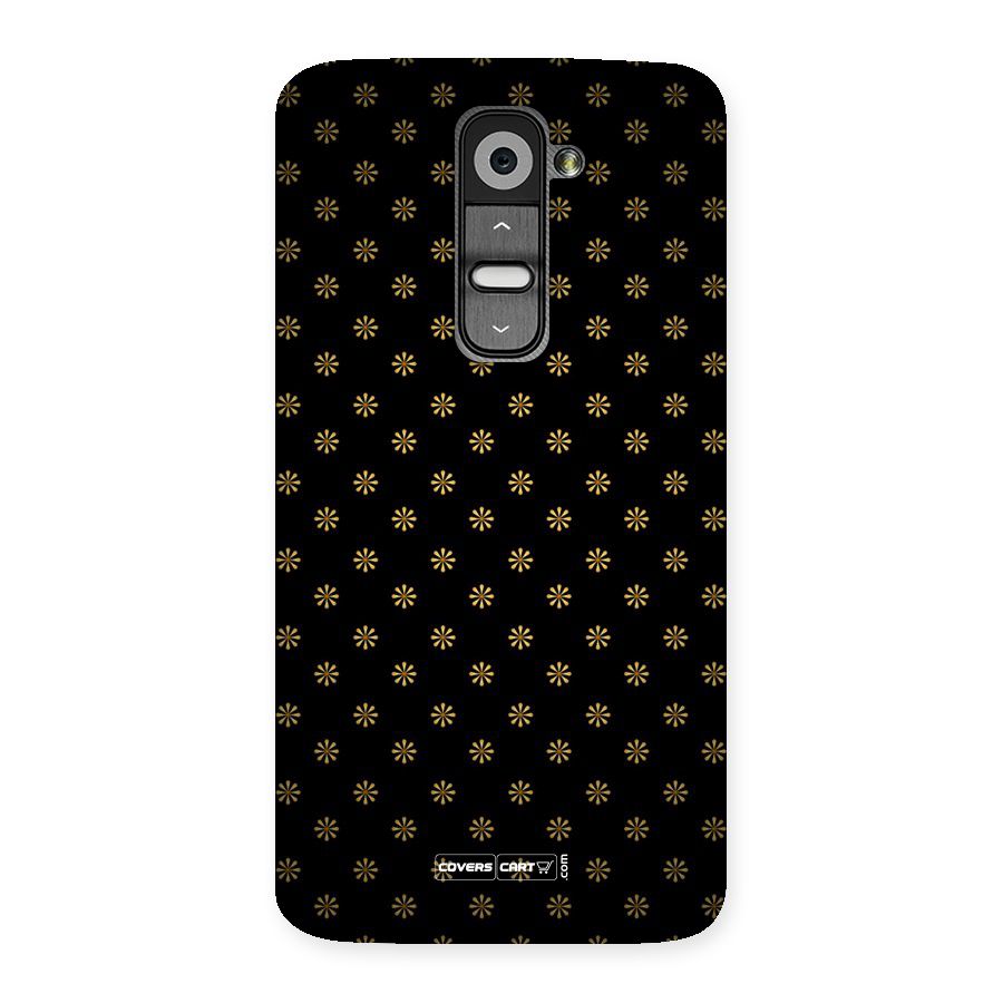 Golden Flowers Back Case for LG G2