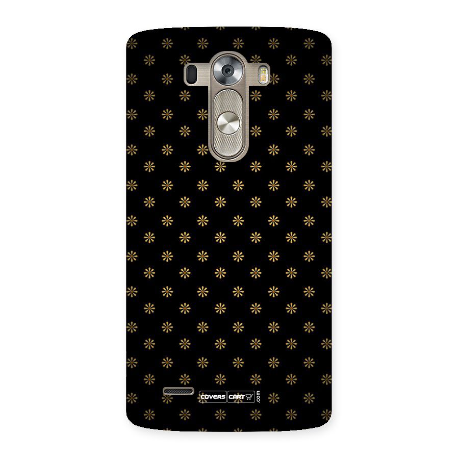 Golden Flowers Back Case for LG G3