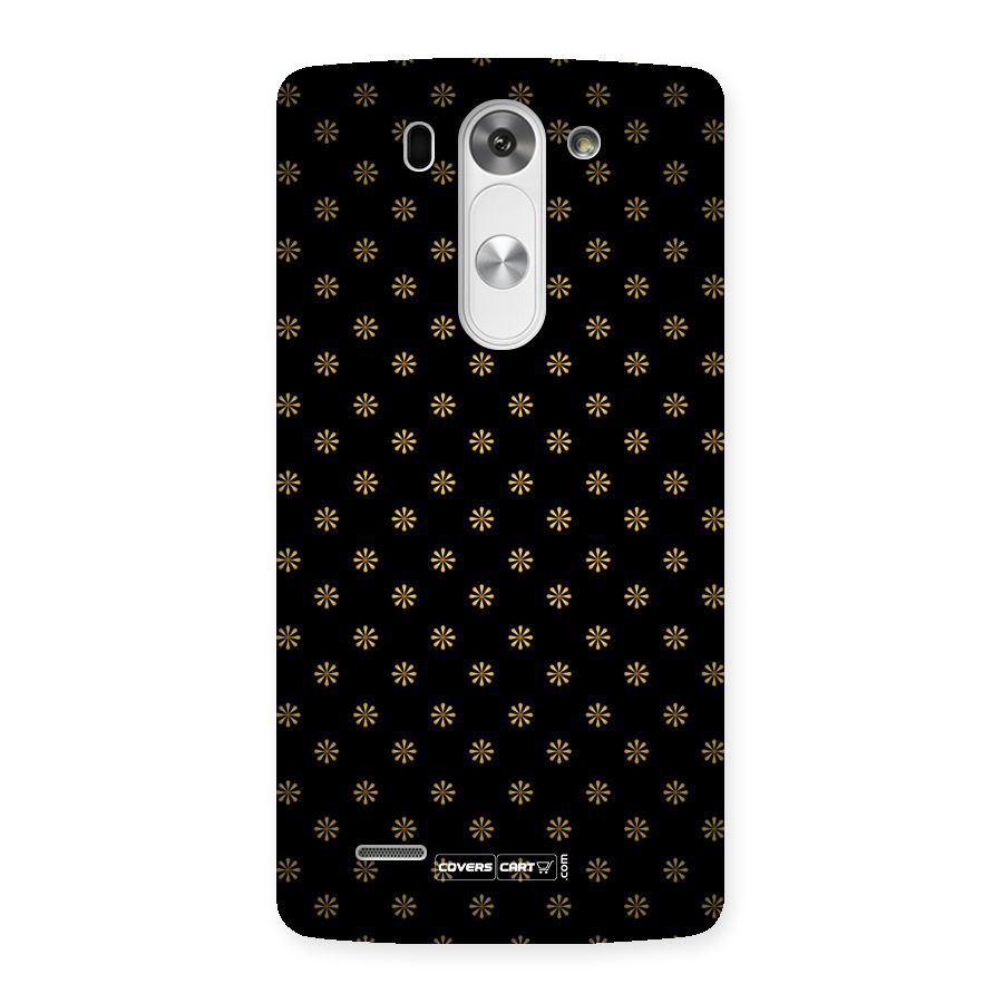 Golden Flowers Back Case for LG G3 Mini