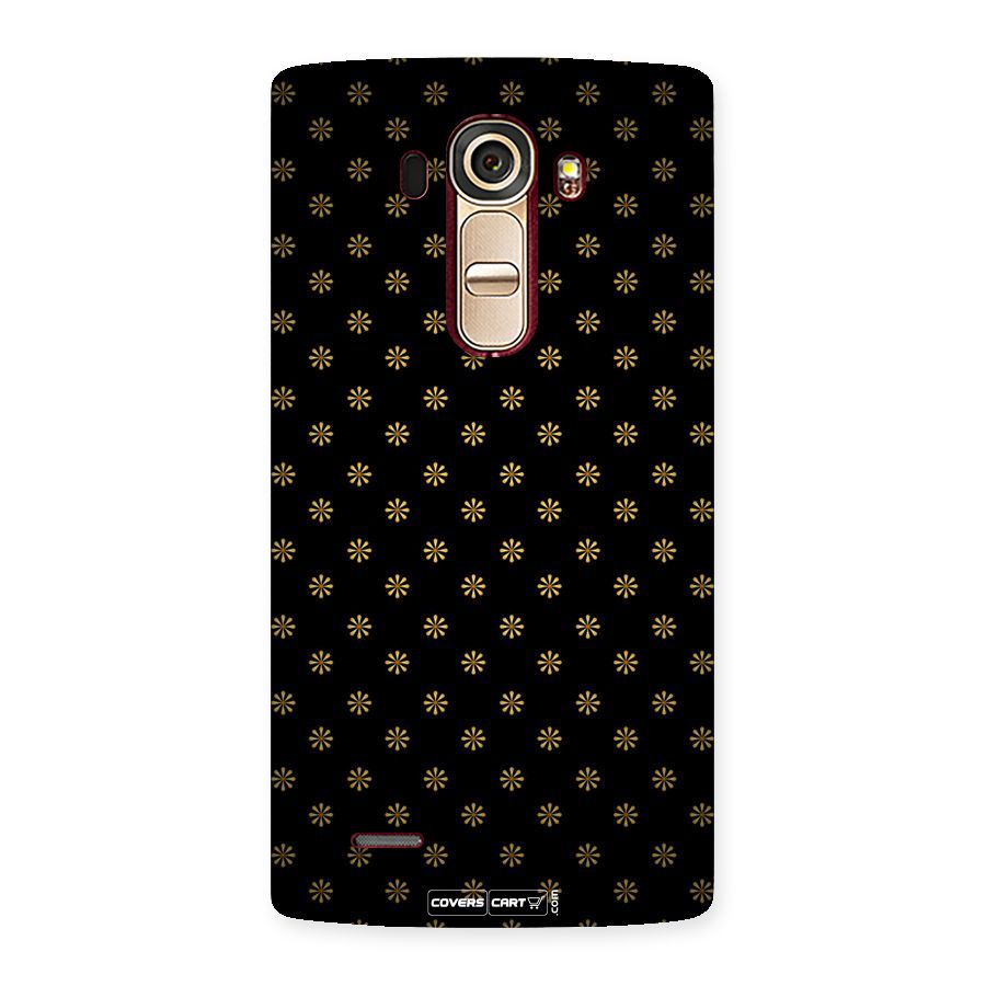 Golden Flowers Back Case for LG G4