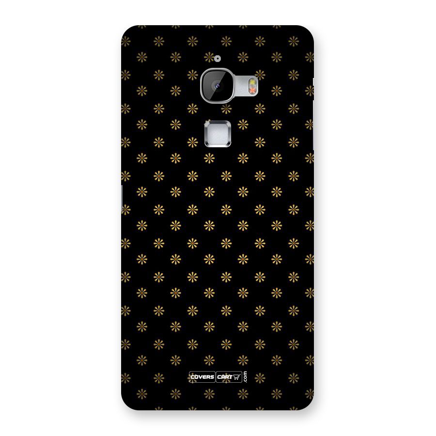 Golden Flowers Back Case for LeTv Le Max