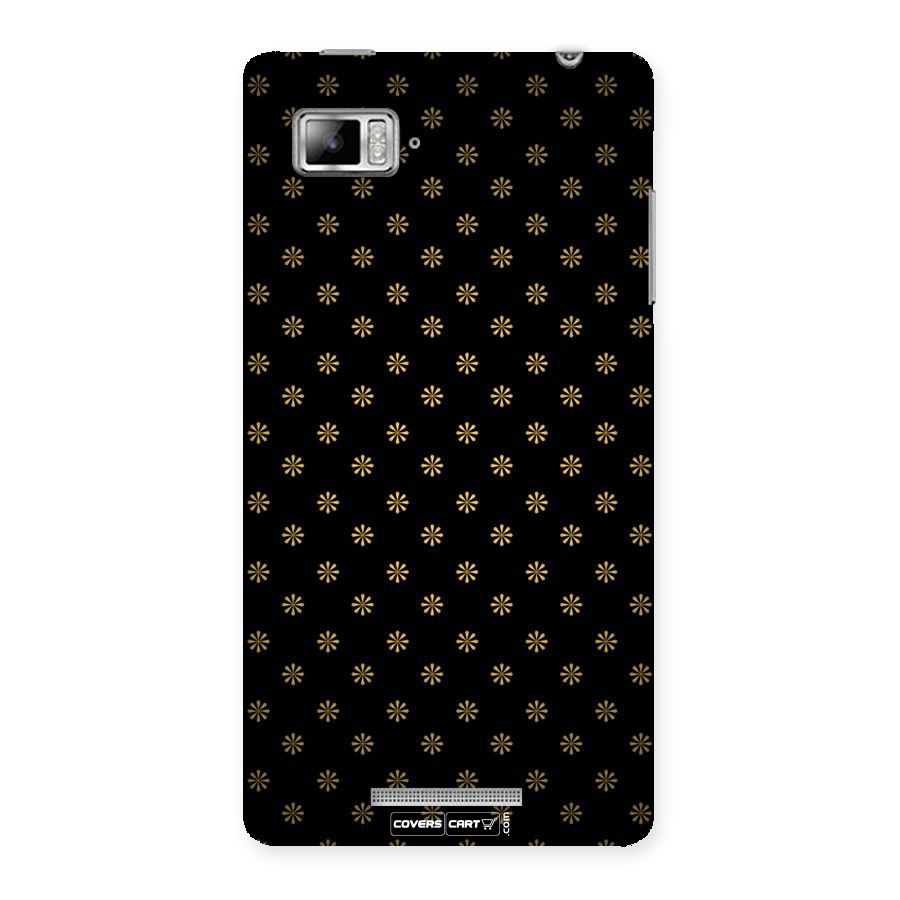 Golden Flowers Back Case for Lenovo Vibe Z K910