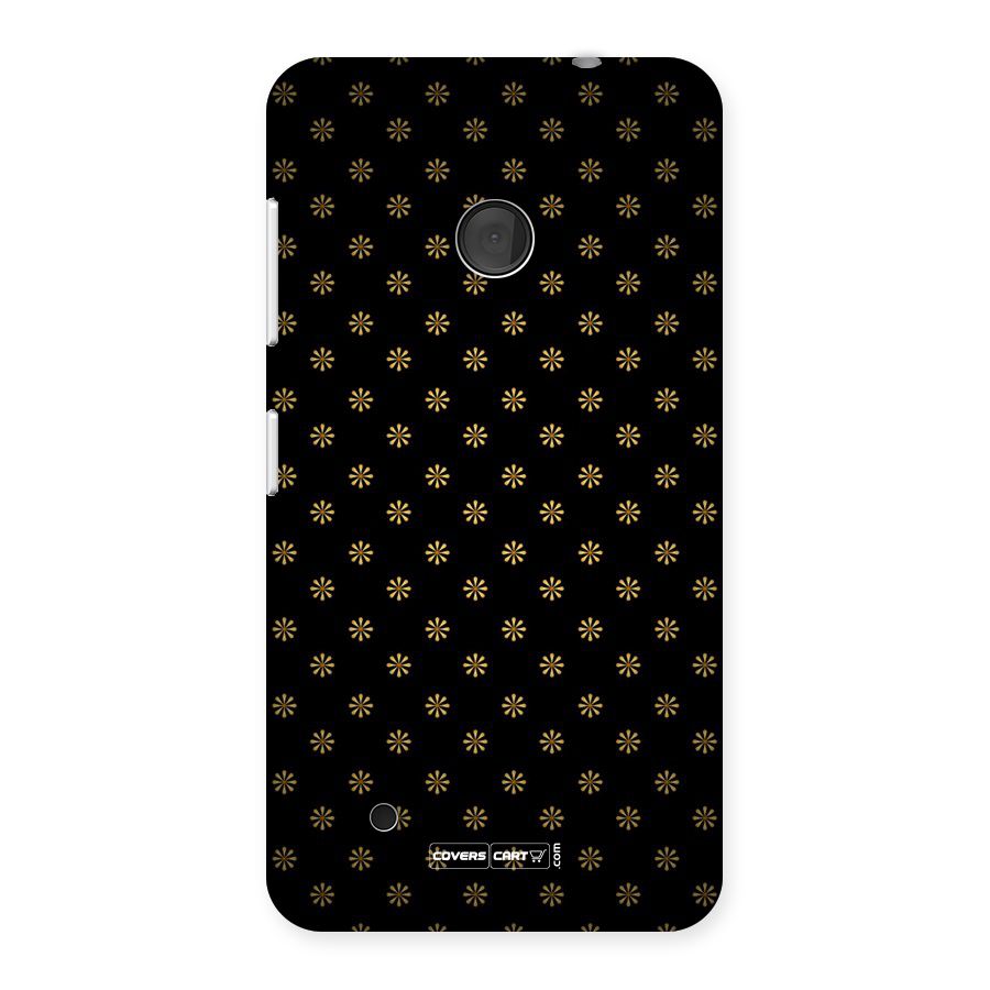 Golden Flowers Back Case for Lumia 530