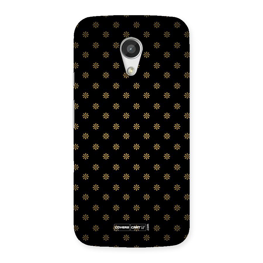 Golden Flowers Back Case for Moto G 2nd Gen