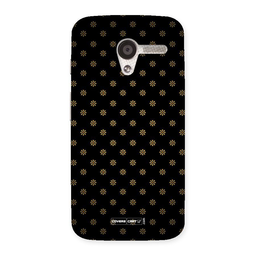 Golden Flowers Back Case for Moto X