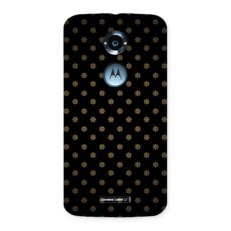 Golden Flowers Back Case for Moto X 2nd Gen
