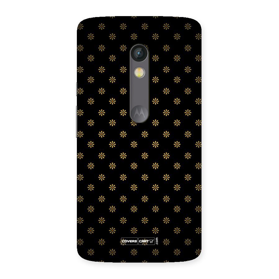 Golden Flowers Back Case for Moto X Play