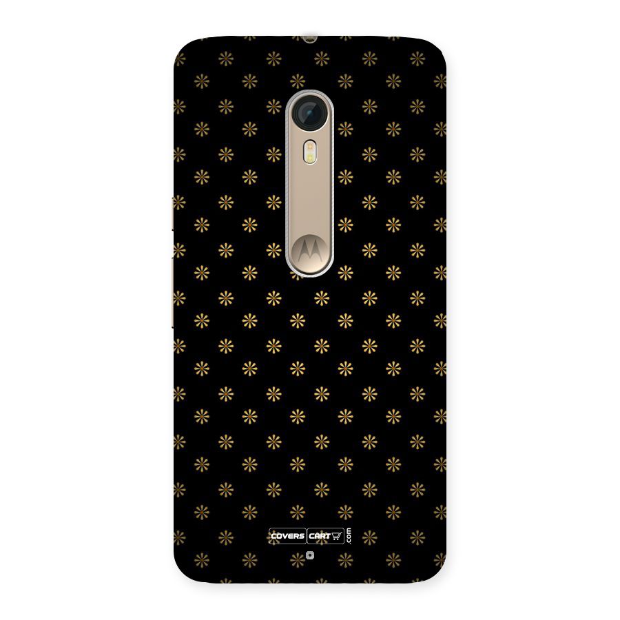 Golden Flowers Back Case for Motorola Moto X Style