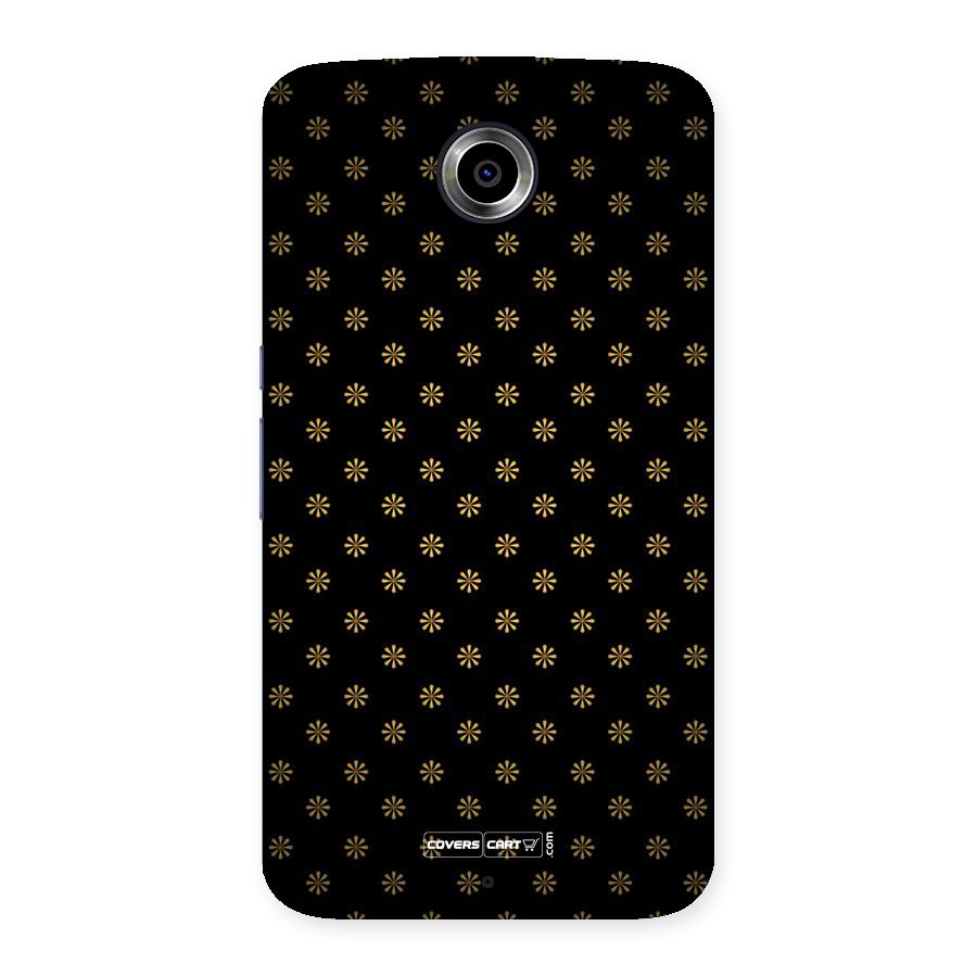 Golden Flowers Back Case for Nexsus 6