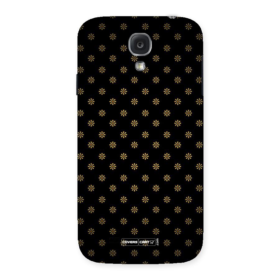 Golden Flowers Back Case for Samsung Galaxy S4