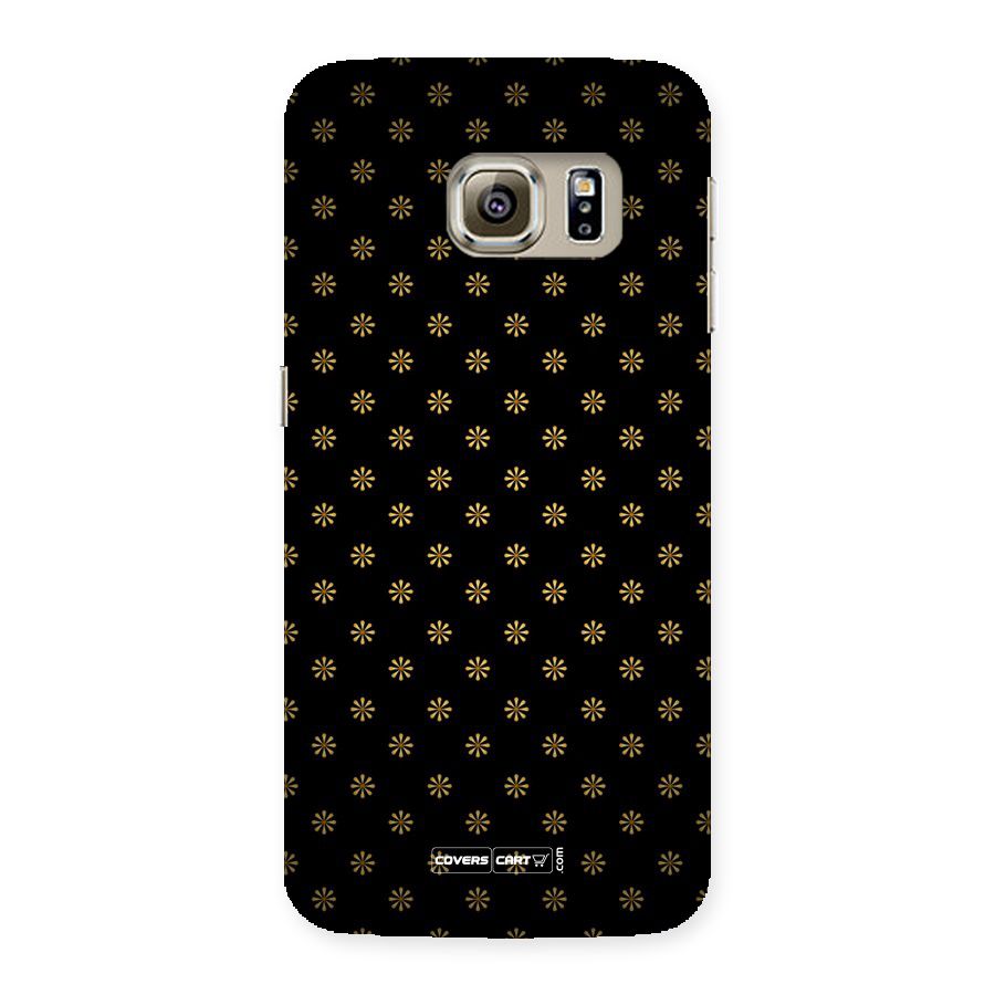 Golden Flowers Back Case for Samsung Galaxy S6 Edge