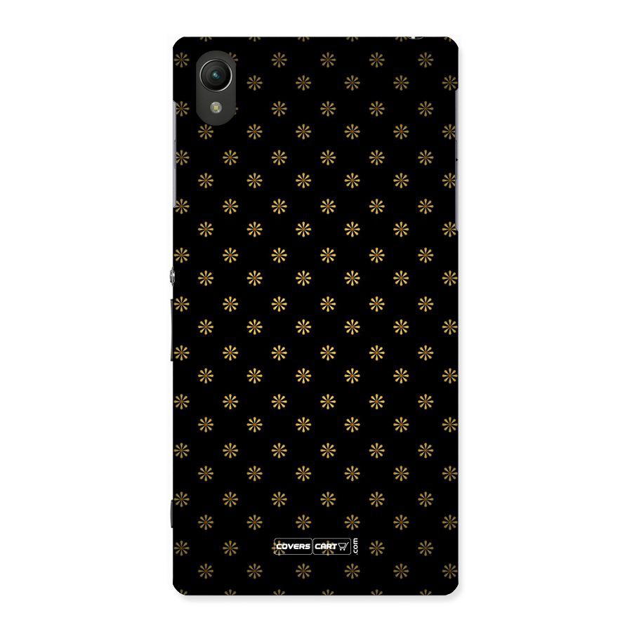 Golden Flowers Back Case for Sony Xperia Z1